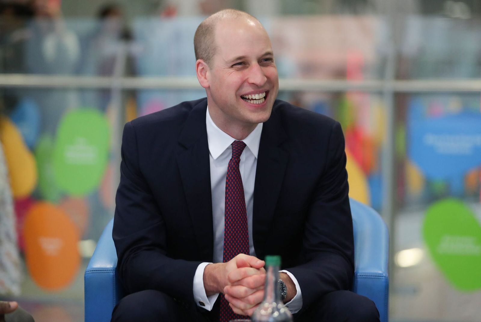Prince William speaks with military veterans now working for the NHS while visiting Evelina London Children's Hospital 2018 in England Photo Daniel Leal-Olivas/Photo:Getty Imagg Prince William speaks with military veterans now working for the NHS while visiting Evelina London Children's Hospital 2018 in England Photo Daniel Leal-Olivas/Photo:Getty Imagg