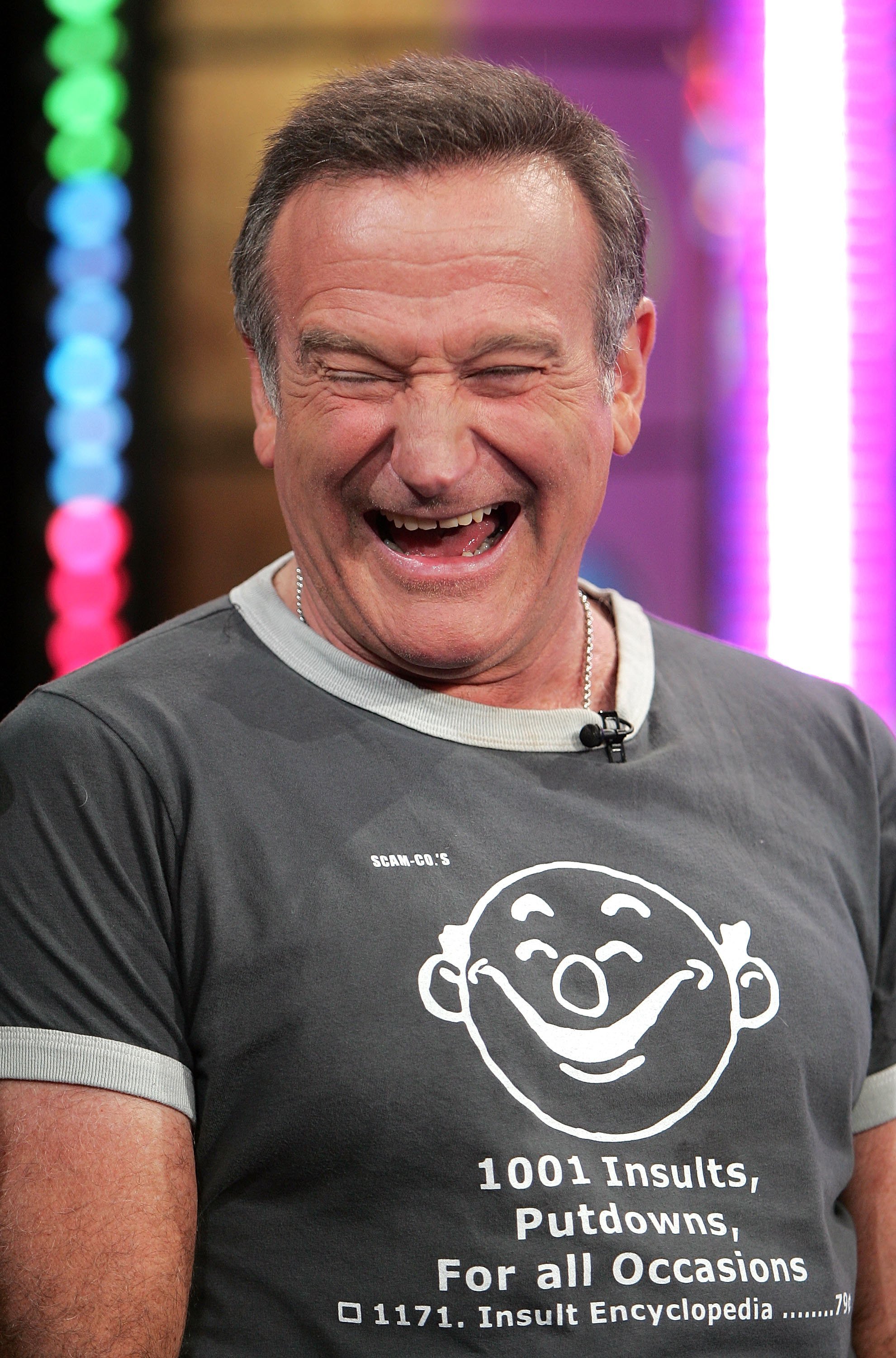 Image Credits: Getty Images / Scott Gries | Actor Robin Williams appears onstage during MTV's Total Request Live at the MTV Times Square Studios on November 14, 2006 in New York City. Image Credits: Getty Images / Scott Gries | Actor Robin Williams appears onstage during MTV's Total Request Live at the MTV Times Square Studios on November 14, 2006 in New York City.