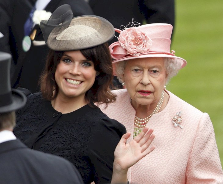 Image Credit: Getty Images / Princess Eugenie with her grandmother, Queen Elizabeth II.