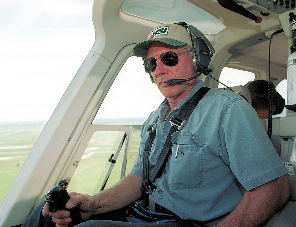Image Credit: Getty Images / Actor Harrison Ford Flies His Helicopter July 10, 2001 Near Jackson, Wy. Image Credit: Getty Images / Actor Harrison Ford Flies His Helicopter July 10, 2001 Near Jackson, Wy.