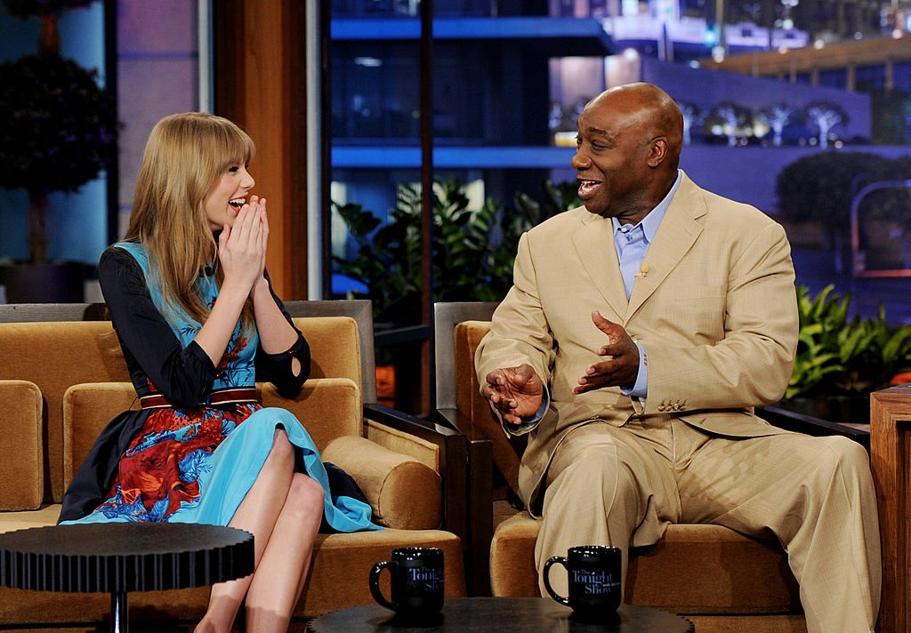 Image Credit: Getty Images / Singer Taylor Swift (L) and actor Michael Clarke Duncan appear on the Tonight Show With Jay Leno. at NBC Studios on February 20, 2012 in Burbank, California. Image Credit: Getty Images / Singer Taylor Swift (L) and actor Michael Clarke Duncan appear on the Tonight Show With Jay Leno. at NBC Studios on February 20, 2012 in Burbank, California.