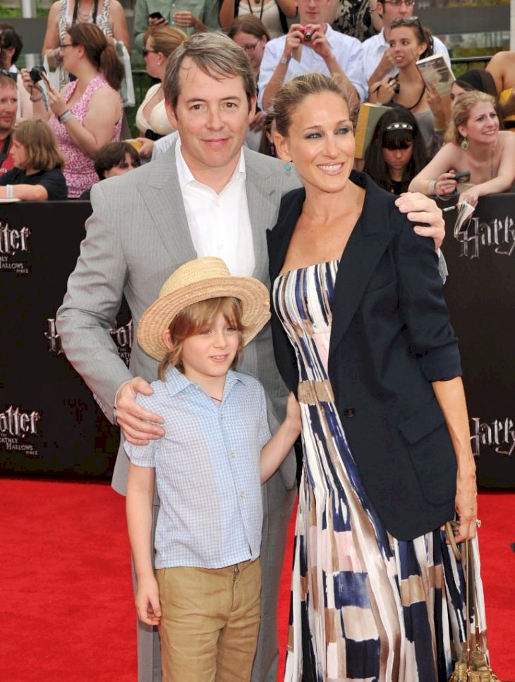 Image Credits: Getty Images / Stephen Lovekin | (L-R) Matthew Broderick and Sarah Jessica Parker pose with their son James Broderick at the New York premiere of "Harry Potter And The Deathly Hallows: Part 2" at Avery Fisher Hall, Lincoln Center on July 11, 2011 in New York City. Image Credits: Getty Images / Stephen Lovekin | (L-R) Matthew Broderick and Sarah Jessica Parker pose with their son James Broderick at the New York premiere of "Harry Potter And The Deathly Hallows: Part 2" at Avery Fisher Hall, Lincoln Center on July 11, 2011 in New York City.