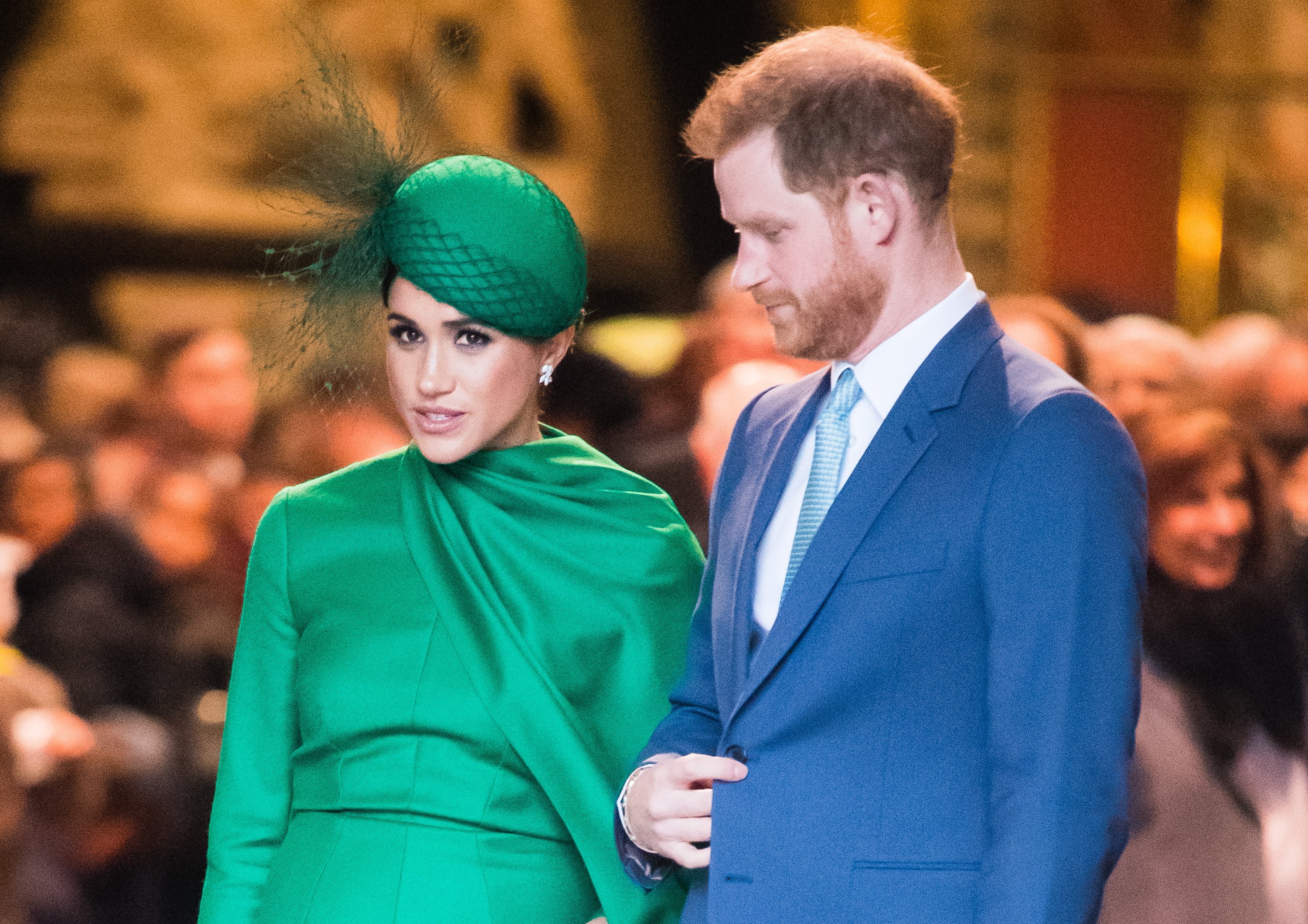 Image Credit: Getty Images / Prince Harry, Duhcess of Sussex and Meghan, Duchess of Sussex attend the Commonwealth Day Service 2020 on March 09, 2020 in London, England.