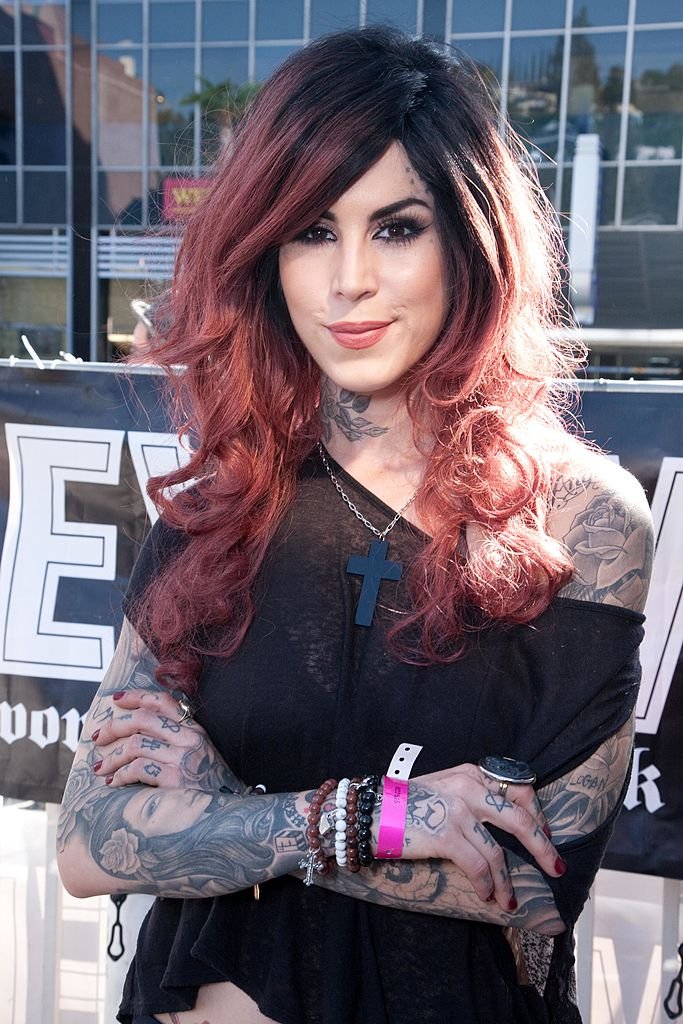 Image Credits: Getty Images / Tiffany Rose / WireImage | Kat Von D of LA Ink attends the 2nd Annual Golden Gods Awards Nominees and Press Conference at The Rainbow Bar and Grill on February 17, 2010 in Los Angeles, California. Image Credits: Getty Images / Tiffany Rose / WireImage | Kat Von D of LA Ink attends the 2nd Annual Golden Gods Awards Nominees and Press Conference at The Rainbow Bar and Grill on February 17, 2010 in Los Angeles, California.