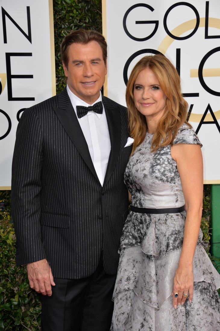 Image Source: Shutterstock/John and Kelly at the Golden Globes Image Source: Shutterstock/John and Kelly at the Golden Globes
