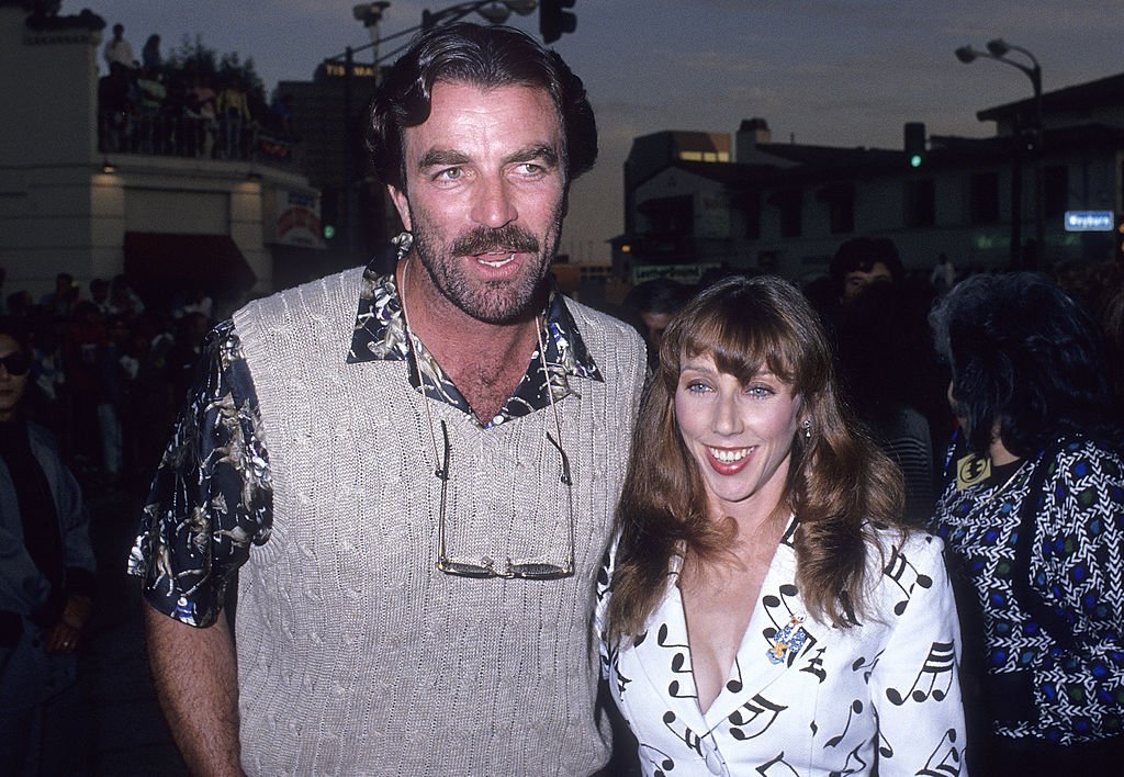 Image Credits: Getty Images / Ron Galella | Actor Tom Selleck and wife Jillie Mack attend the "Batman" Westwood Premiere on June 19, 1989.