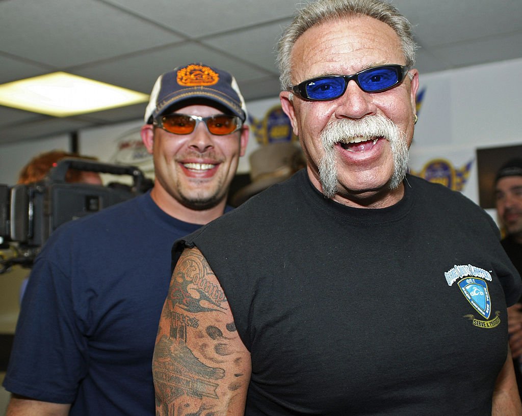 Image Credits: Getty Images / Bennett Raglin / WireImage | Paul Teutul Jr. and Paul Teutul Sr. at a pre-race press conference to announce the unveiling of their "Sunoco Bike" to benefit the Petty's "Victory Junction Gang" camp at the NASCAR NEXTEL Cup Crown Royal 400 Saturday, May 6, 2006, at Richmond International Raceway Richmond, Virginia.