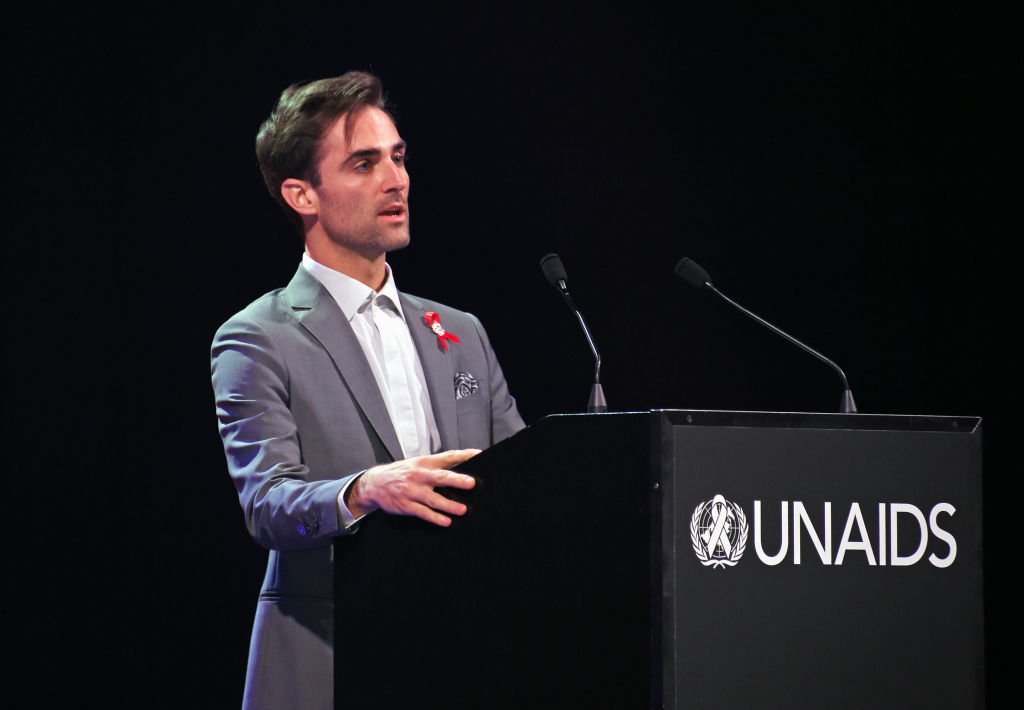 Image Credit: Getty Images / Quinn Tivey speaks at the UNAIDS Gala on June 12, 2017 in Basel, Switzerland.