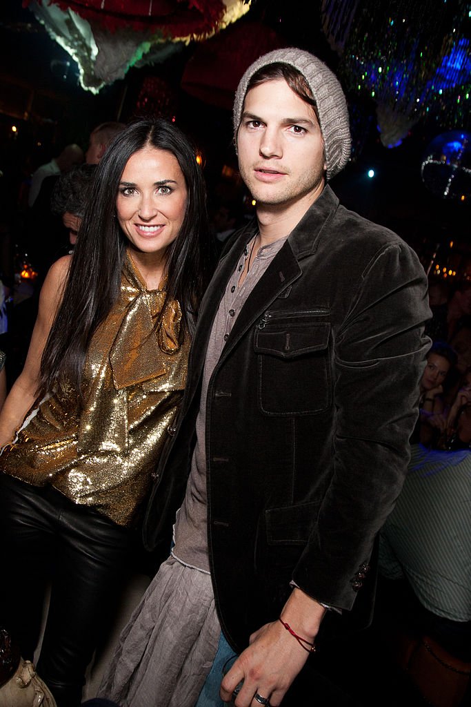 Image Credits: Getty Images / Victor Boyko / GC | Demi Moore and Ashton Kutcher attend the afterparty of the Charity Gala at The Ritz-Carlton on October 30, 2010 in Moscow, Russia.