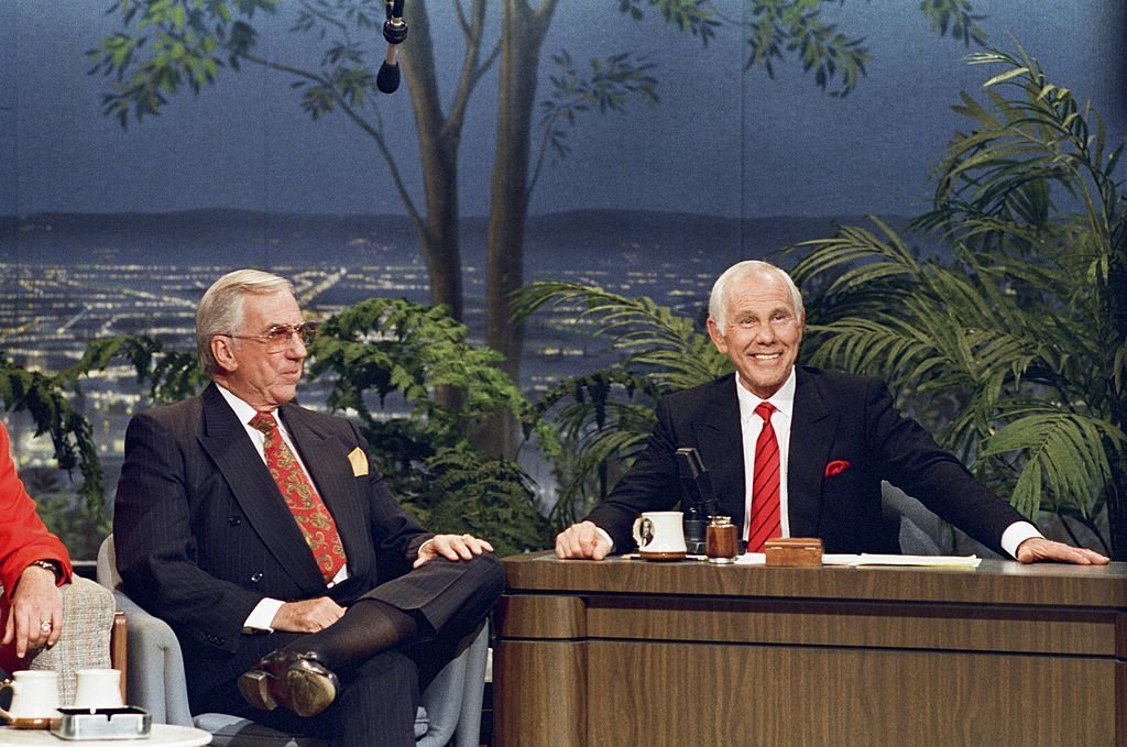 Image Credits: Getty Images / Alice S. Hall / NBCU Photo Bank | Co-host Ed McMahon, Host Johnny Carson.