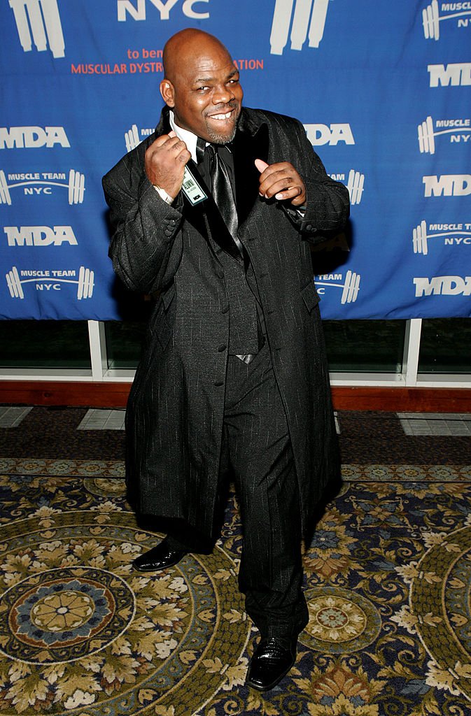 Image Source: Getty Images/Paul Hawthorne | Former boxer Iran "The Blade" Barkley attends the 8th annual Muscular Dystrophy Association's Muscle Team 2005 Gala at Chelsea Piers January 3, 2005 in New York City
