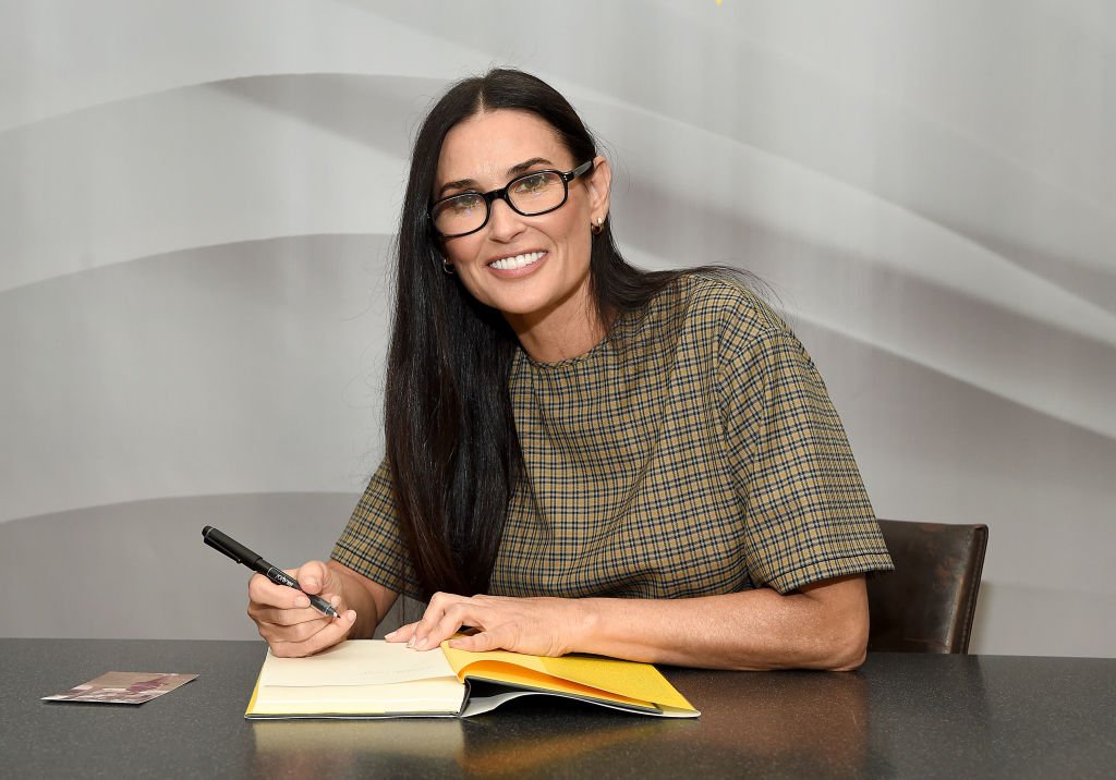 Image Credits: Getty Images / Jamie McCarthy | Actress Demi Moore attends the signing of her memoir "Inside Out" at Barnes & Noble Union Square on September 24, 2019 in New York City.