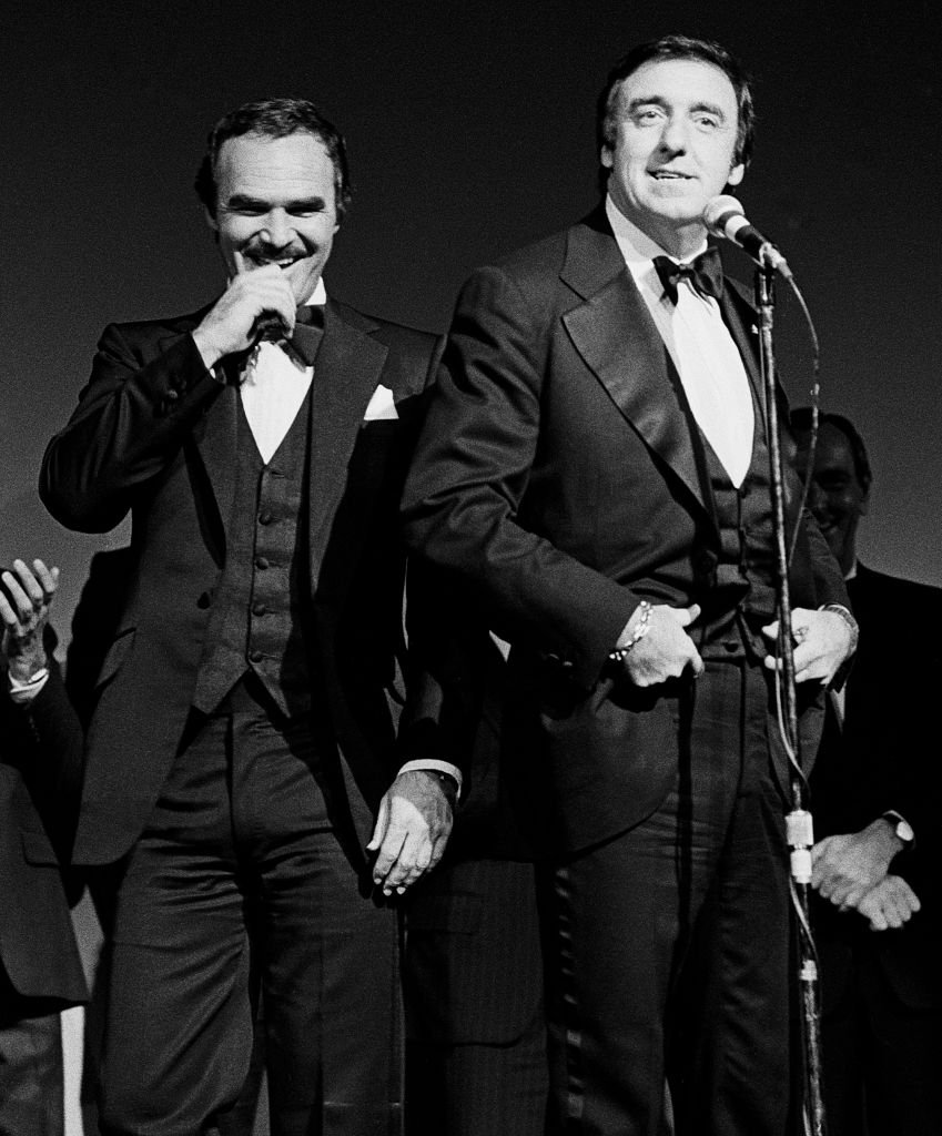 Image Source: Getty Images/Rick Diamond| Actor/Director Burt Reynolds and Actor Jim Nabors attends Sharky's Machine World Premiere starring Burt Reynolds at The Fabulous Fox Theater in Atlanta, Ga. December 01,1981