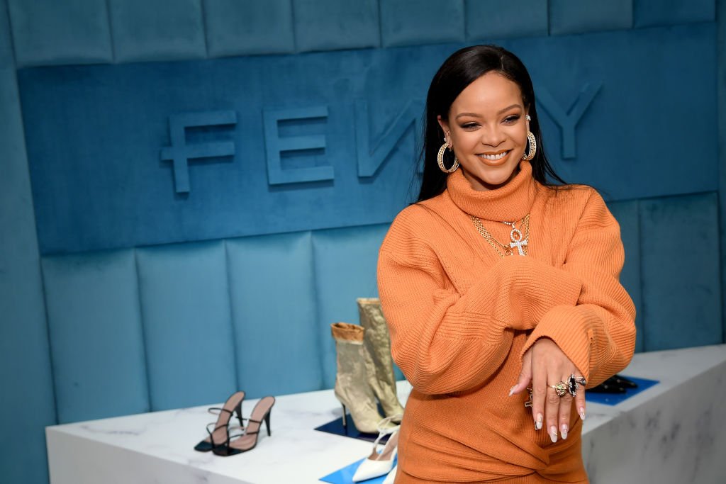 Image Credit: Getty Images / Robyn Rihanna Fenty celebrates the launch of FENTY at Bergdorf Goodman on February 07, 2020 in New York City. Image Credit: Getty Images / Robyn Rihanna Fenty celebrates the launch of FENTY at Bergdorf Goodman on February 07, 2020 in New York City.