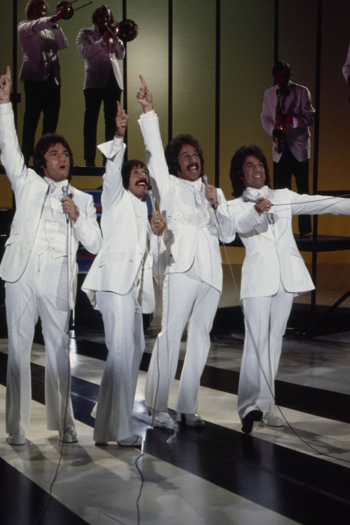 Image Credits: Getty Images / Walt Disney Television | Brett Hudson, Sonny Bono, Mark Hudson, Bill Hudson, the Hudson Brothers appearing on the ABC tv series 'The Sonny Comedy Revue'.
