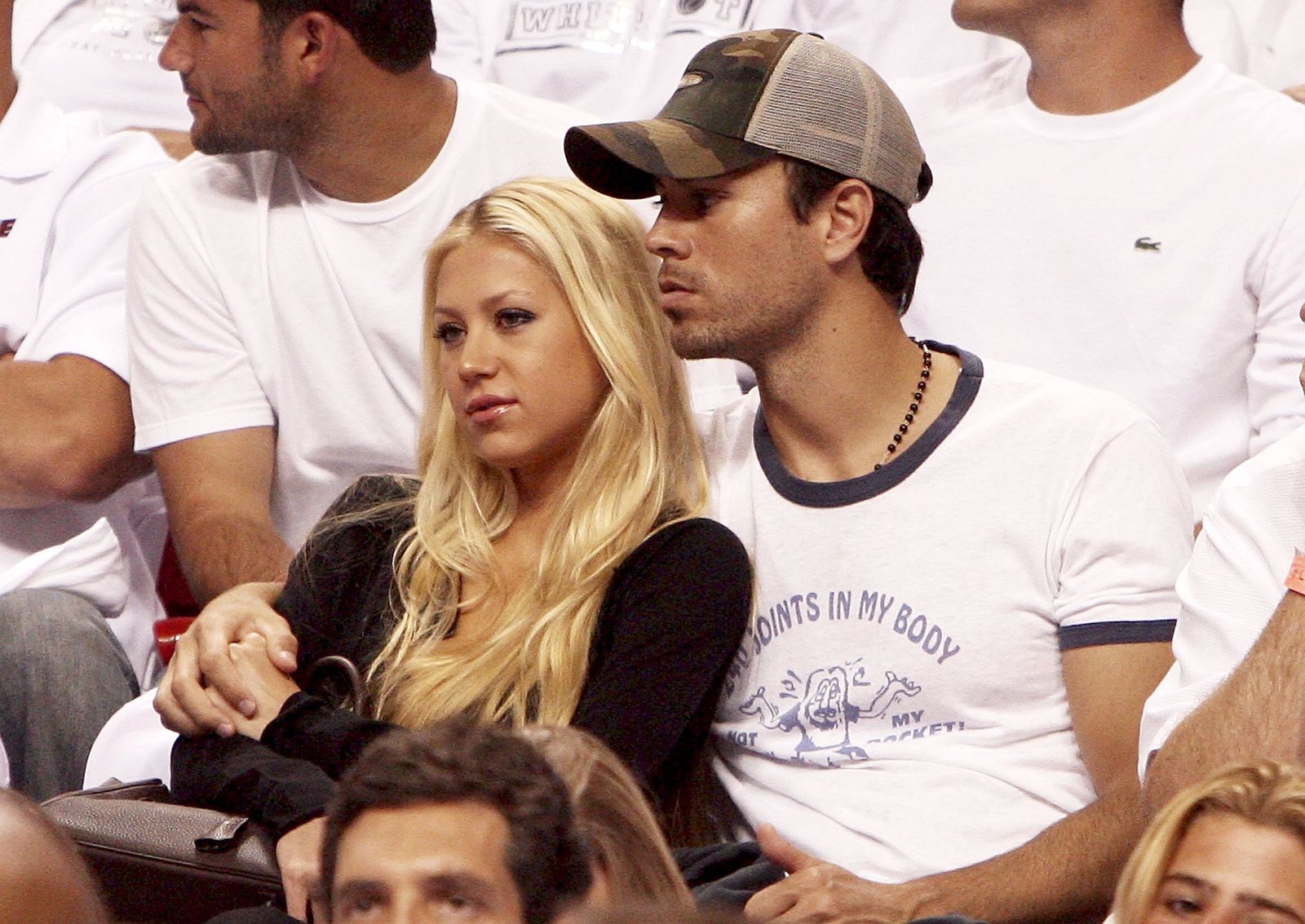 Enrique Iglesias and Anna Kournikova/Photo:Getty Images