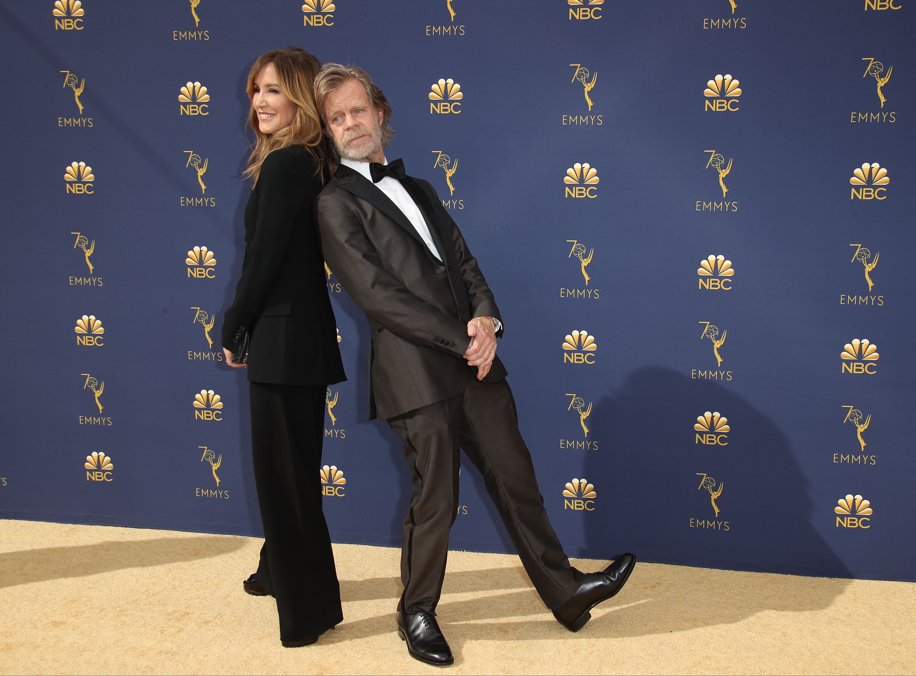 Felicity Huffman and William H. Macy attend the 70th Emmy Awards / Getty Images Felicity Huffman and William H. Macy attend the 70th Emmy Awards / Getty Images