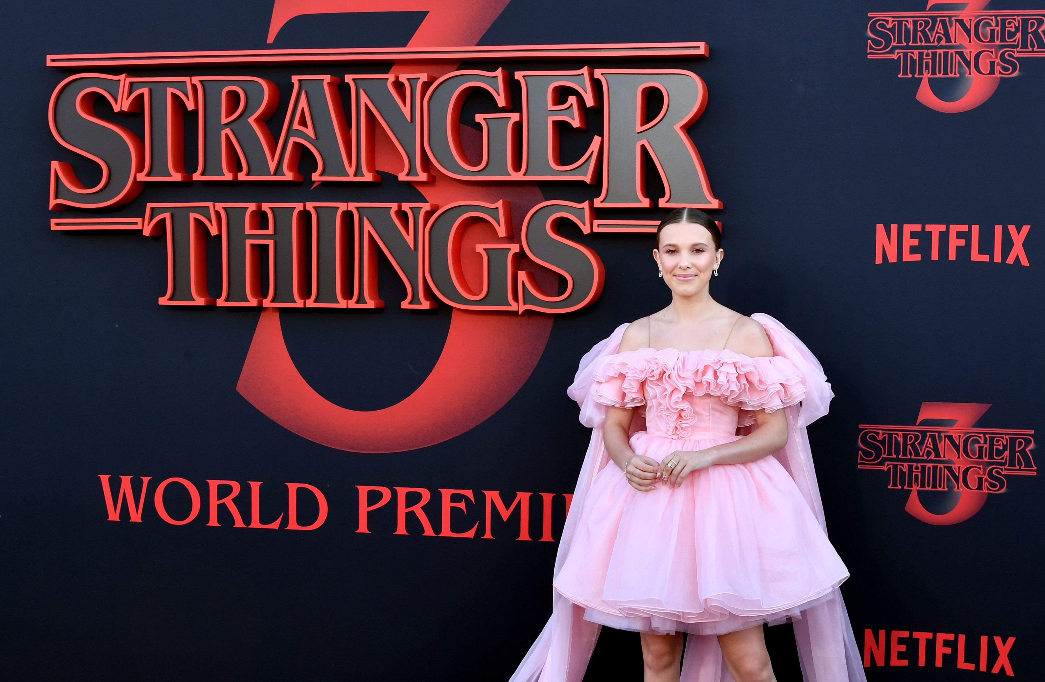 Millie Bobbie Brown at the Stranger Things season 3 premiere/Photo:Getty Images