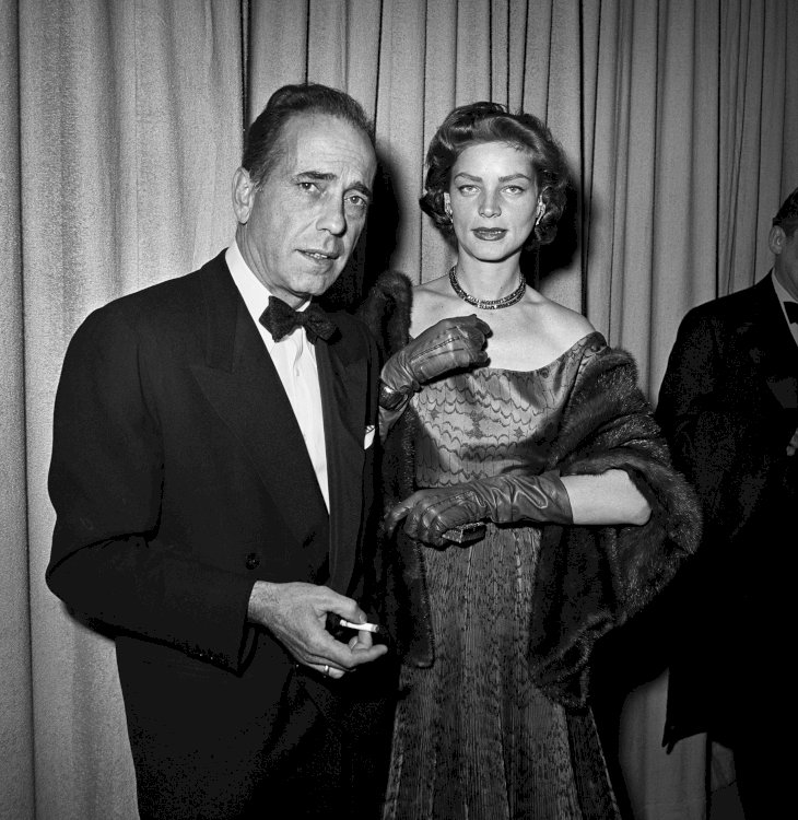Image Credit: Getty Images / Humphrey Bogart and his wife, Lauren Bacall.