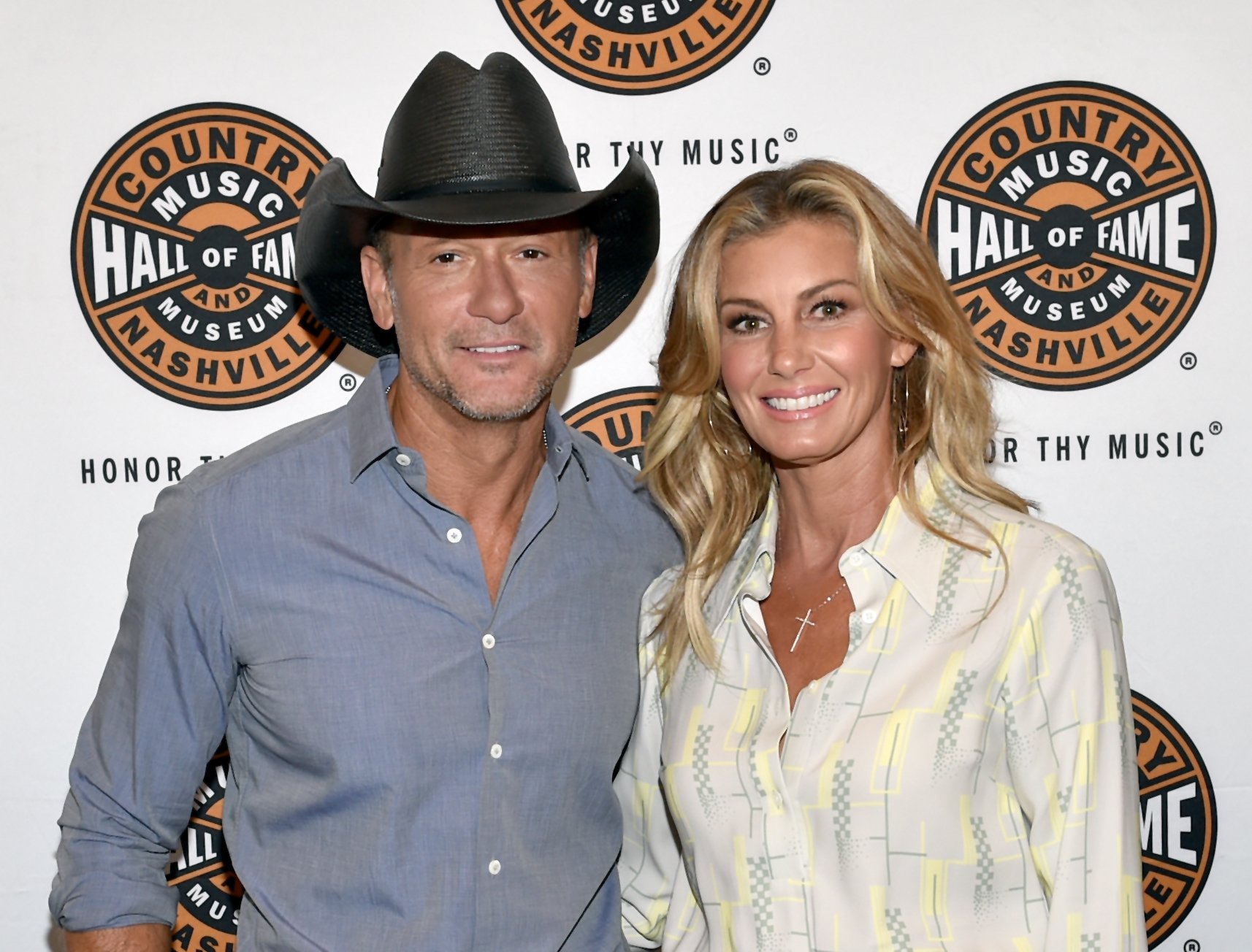 Image Credits: Getty Images / John Shearer | Tim McGraw (L) and Faith Hill (R) attend the All Access program at The Country Music Hall Of Fame And Museum's CMA Theater on May 3, 2018 in Nashville, Tennessee. Image Credits: Getty Images / John Shearer | Tim McGraw (L) and Faith Hill (R) attend the All Access program at The Country Music Hall Of Fame And Museum's CMA Theater on May 3, 2018 in Nashville, Tennessee.