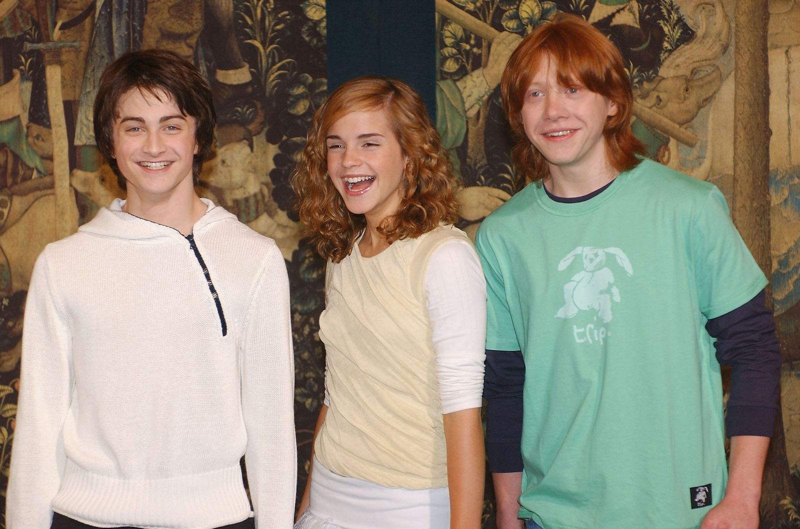 Daniel Radcliffe, Rupert Grint and Emma Watson/Photo:Getty Images