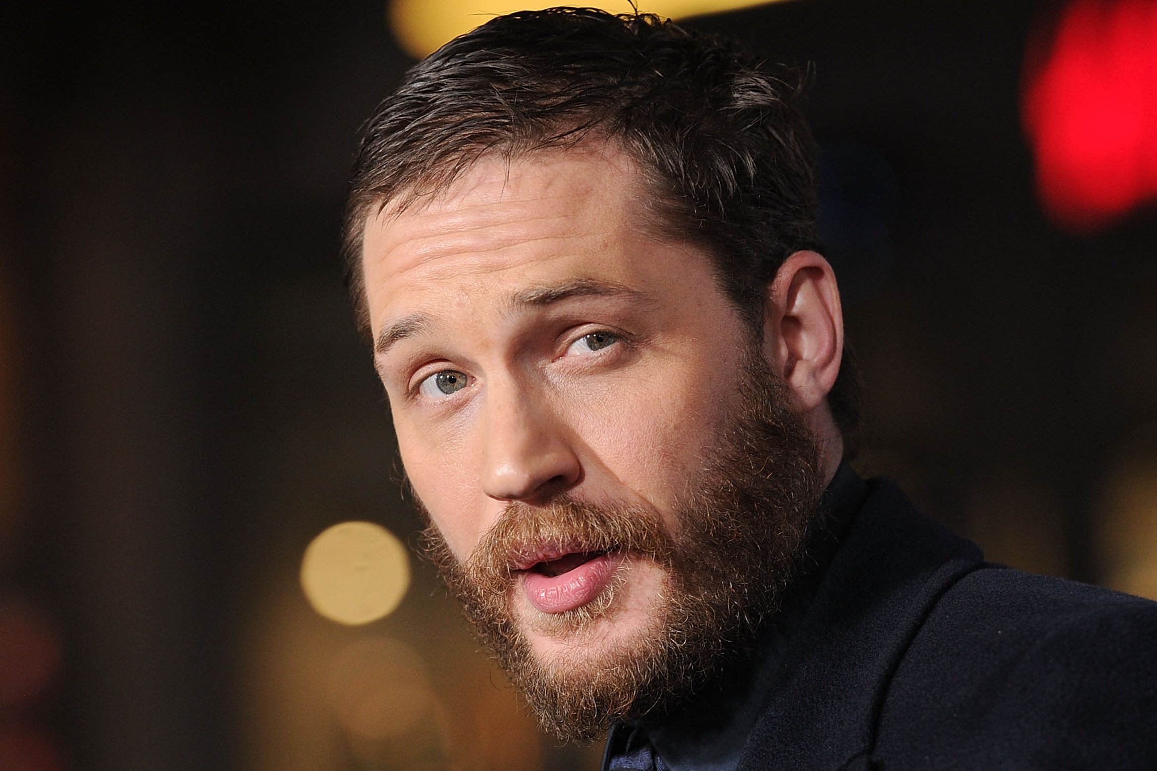 Image Credits: Getty Images / Jason Merritt | Actor Tom Hardy attends the 'This Means War' Los Angeles premiere held at Grauman's Chinese Theatre on February 8, 2012 in Hollywood, California. Image Credits: Getty Images / Jason Merritt | Actor Tom Hardy attends the 'This Means War' Los Angeles premiere held at Grauman's Chinese Theatre on February 8, 2012 in Hollywood, California.