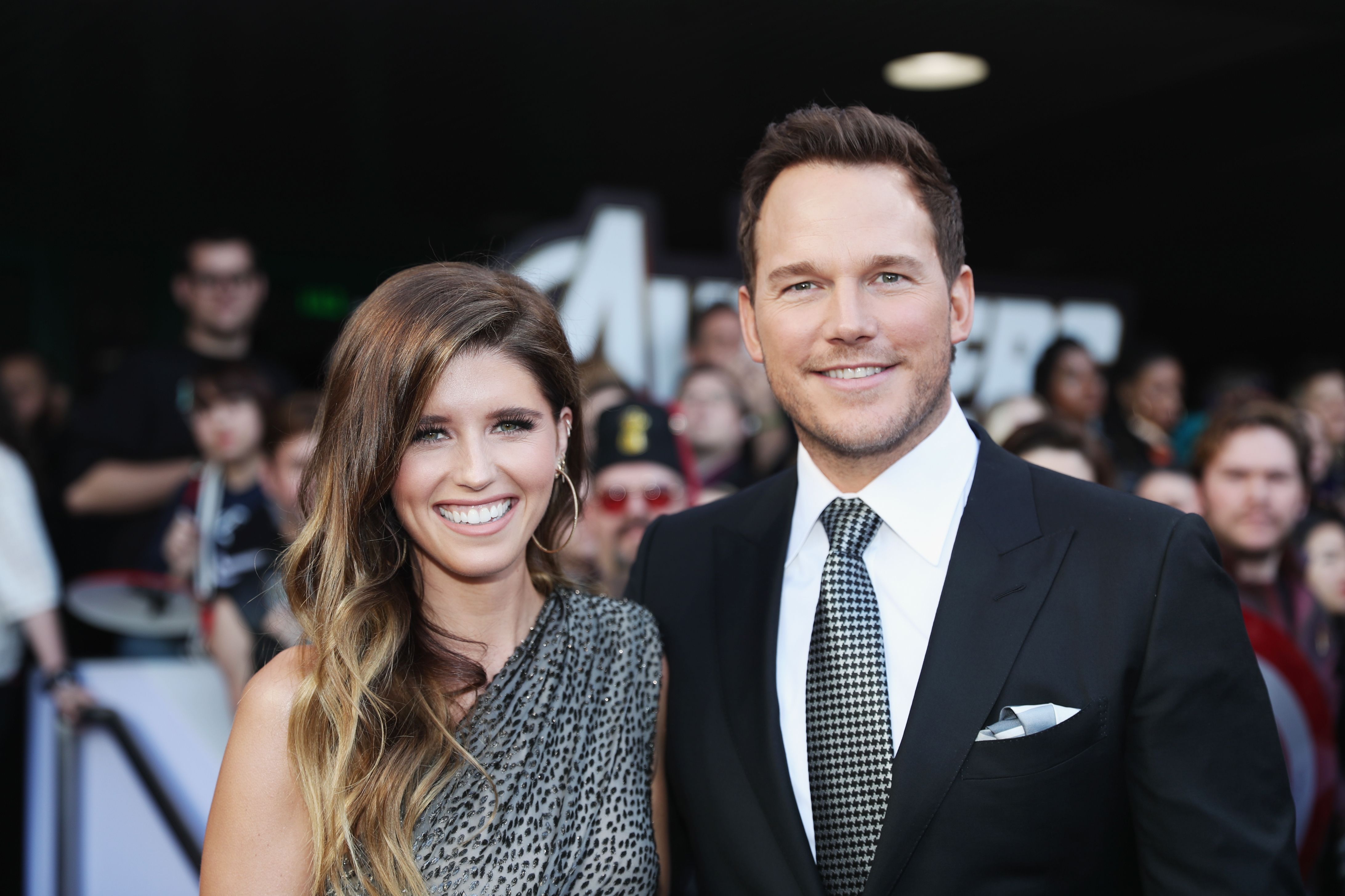Chris Pratt and his wife Katherine Schwarzenegger / Getty Images