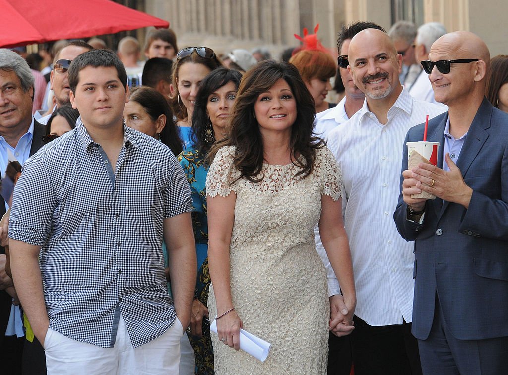 Image Credit: Getty Images / Actress Valerie Bertinelli (R) and son Wolfgang Van Halen as Valerie Bertinelli is honored on the Hollywood Walk Of Fame held on August 22, 2012 in Hollywood, California.