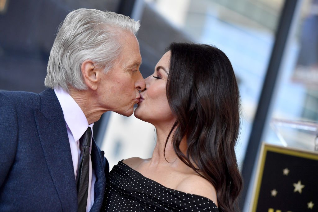 Image Credits: Getty Images / Axelle / Bauer-Griffin / FilmMagic | Michael Douglas and Catherine Zeta-Jones attend the ceremony honoring Michael Douglas with star on the Hollywood Walk of Fame on November 06, 2018 in Hollywood, California.
