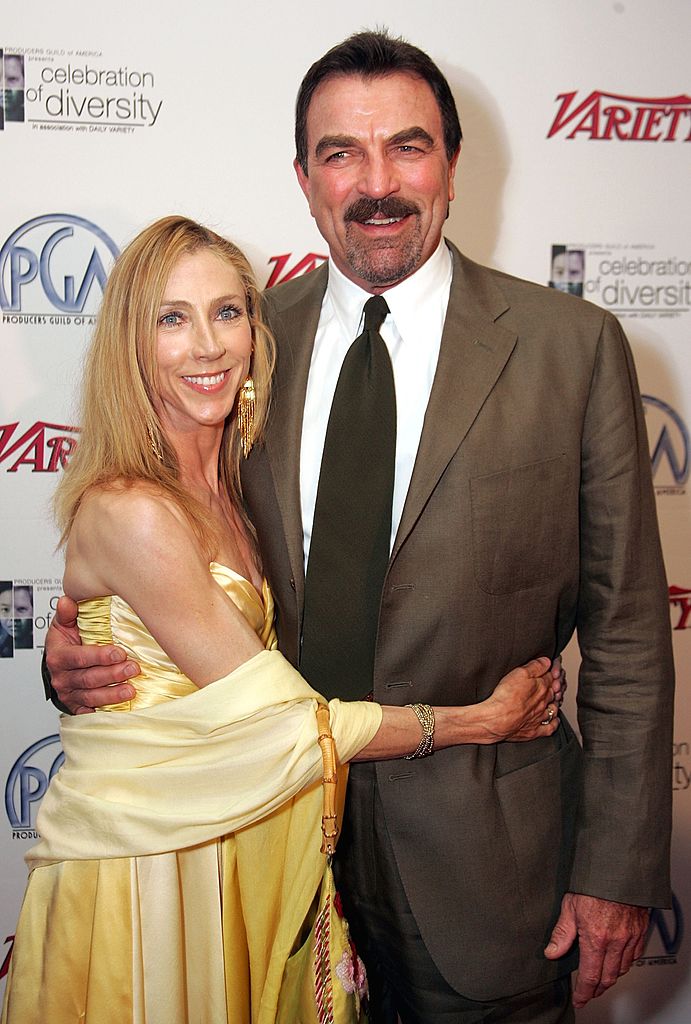 Image Credits: Getty Images | Tom Selleck with wife, Jillie