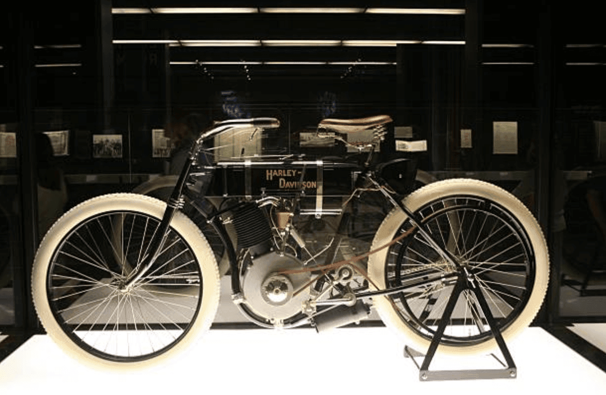 Harley-Davidson, no.1 from 1903. Image Credit: Getty Images Harley-Davidson, no.1 from 1903. Image Credit: Getty Images