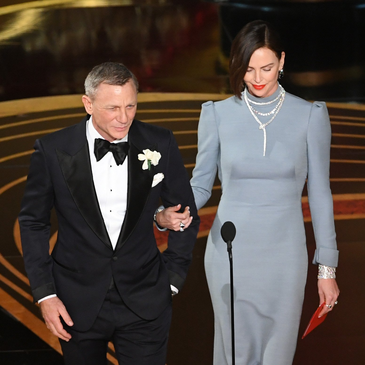 Image Credits: Getty Images | Theron had a neck injury that postponed production for several weeks