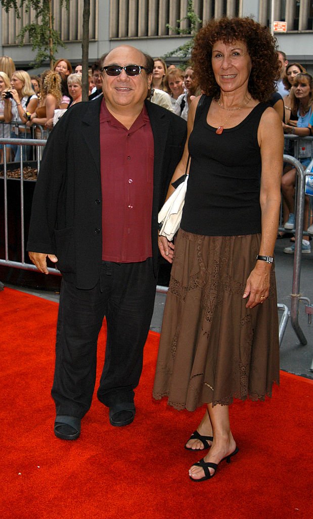 Image Source: Getty Images/Ron Galella/Danny DeVito and Rhea Perlman during IFC Premiere of "Camp" Outside Arrivals - New York City at The Ziegfeld Theater in New York City, New York, United States