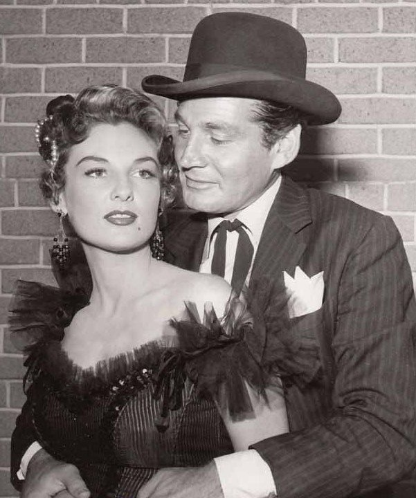Image Source: Wikimedia Commons| Allison with Gene Barry in Bat Masterson (1958) Image Source: Wikimedia Commons| Allison with Gene Barry in Bat Masterson (1958)