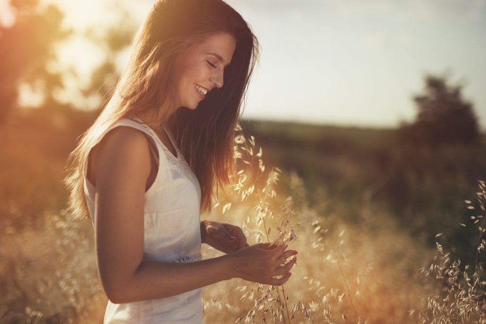 Much happier after her break up | Shutterstock Much happier after her break up | Shutterstock