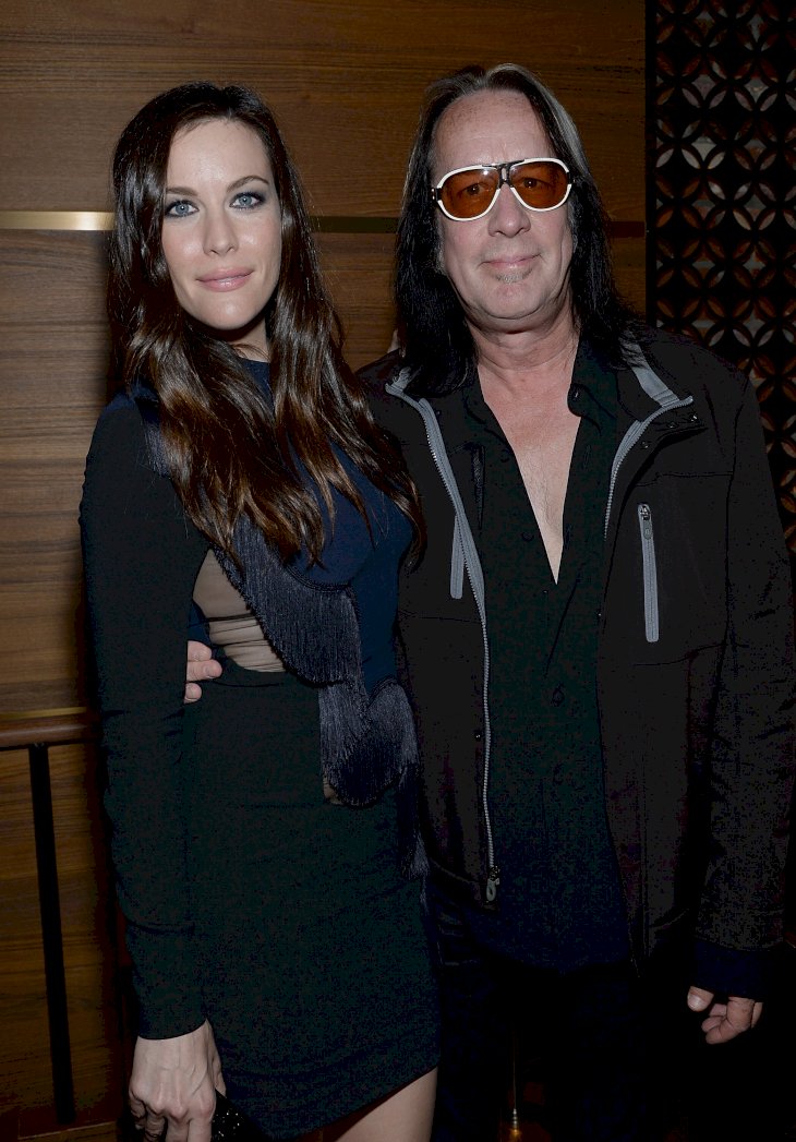 Image Credit: Getty Images / Liv Tyler with her birth father, Todd Rundgren.