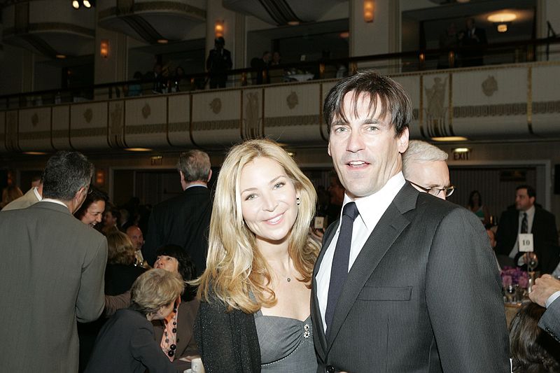 Wikimedia Commons/Jennifer Westfeldt and Jon Hamm at the 67th Annual Peabody Awards for Mad Men Wikimedia Commons/Jennifer Westfeldt and Jon Hamm at the 67th Annual Peabody Awards for Mad Men