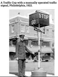 Philadelphia traffic cop, 1922. Image Source: YouTube/Auto Obsession Philadelphia traffic cop, 1922. Image Source: YouTube/Auto Obsession