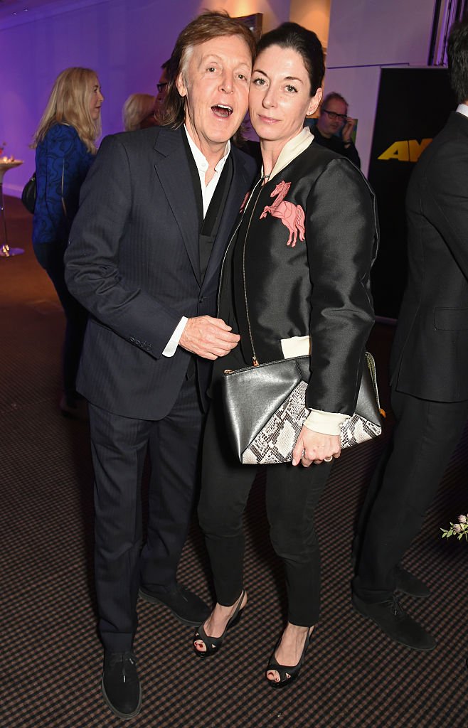 Image Credits: Getty Images / David M. Benett / Dave Benett | Sir Paul McCartney (L) and Mary McCartney attend a cast and crew screening of "This Beautiful Fantastic" at BAFTA on February 5, 2016 in London, England.