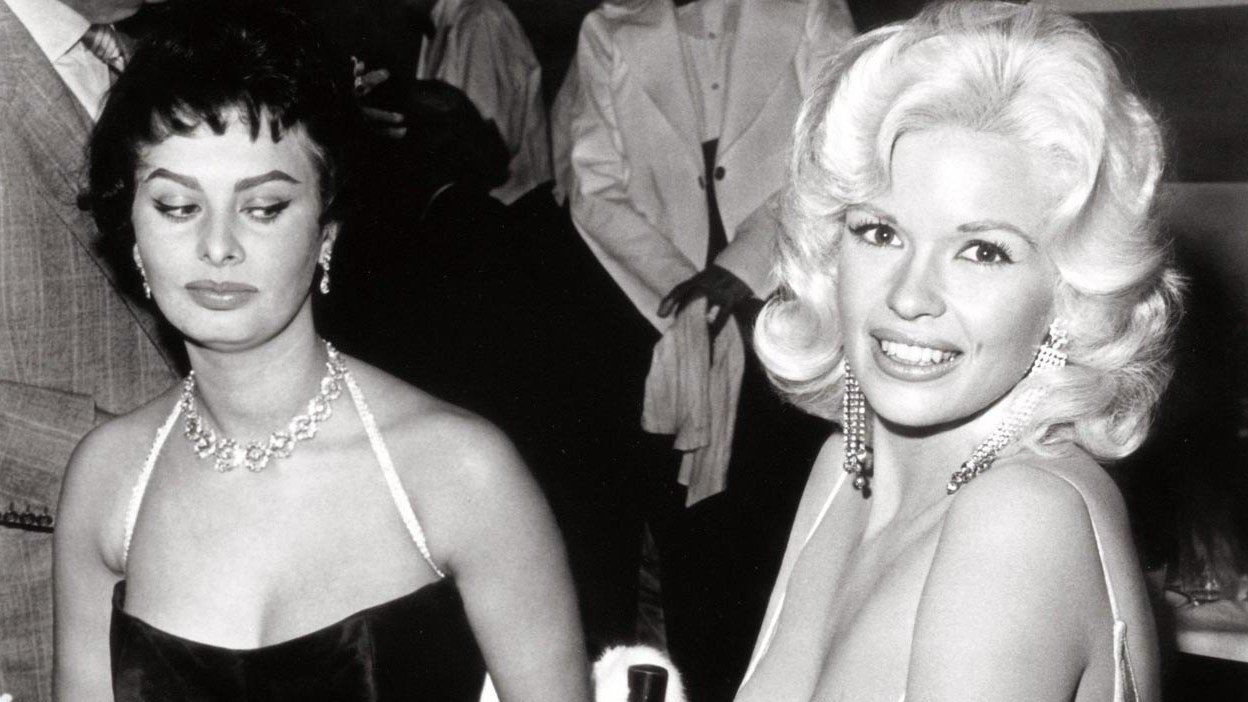 Sophia Loren, Jayne Mansfield. Image Source: YouTube/Vanity Fair Sophia Loren, Jayne Mansfield. Image Source: YouTube/Vanity Fair