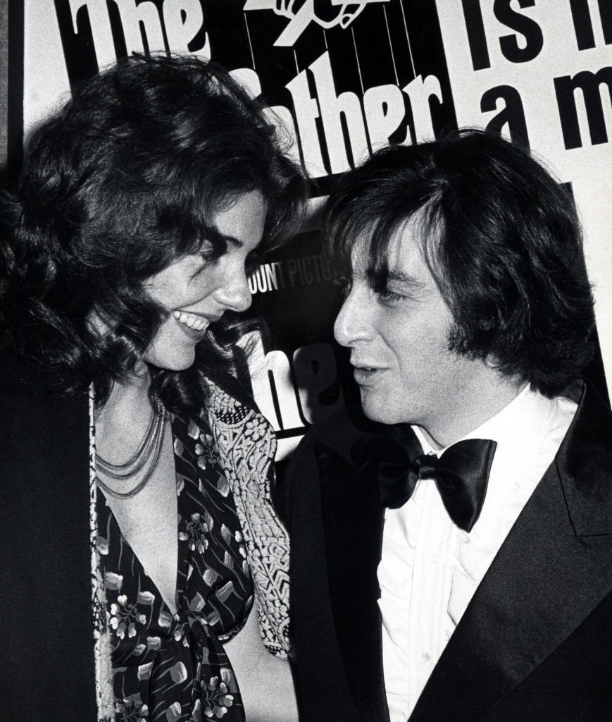 Image Credit: Getty Images/Ron Galella Collection via Getty Images/Ron Galella | Jill Clayburg and Al Pacino at the premier of the Godfather