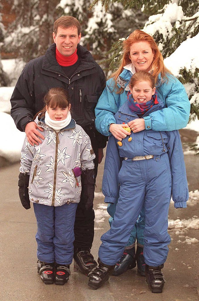 Image Credit: Getty Images / The Yorks on a ski holiday.