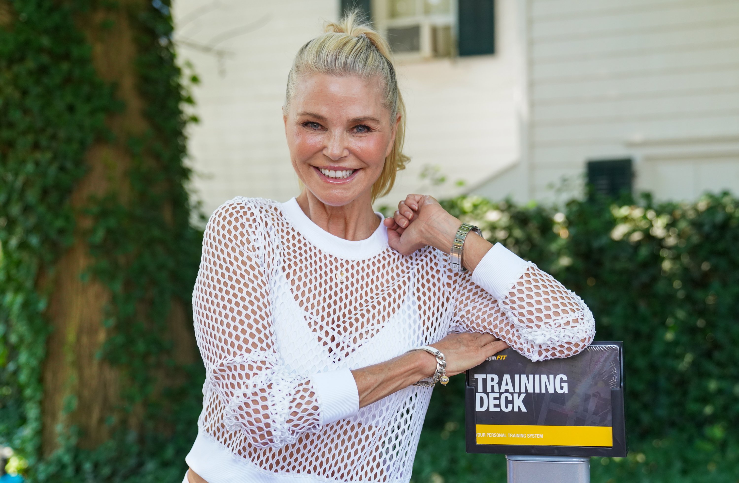 Image Credits: Getty Images / Mark Sagliocco | Host Christie Brinkley attends the Southampton Sweat on August 5, 2018 in Southampton, New York. Image Credits: Getty Images / Mark Sagliocco | Host Christie Brinkley attends the Southampton Sweat on August 5, 2018 in Southampton, New York.