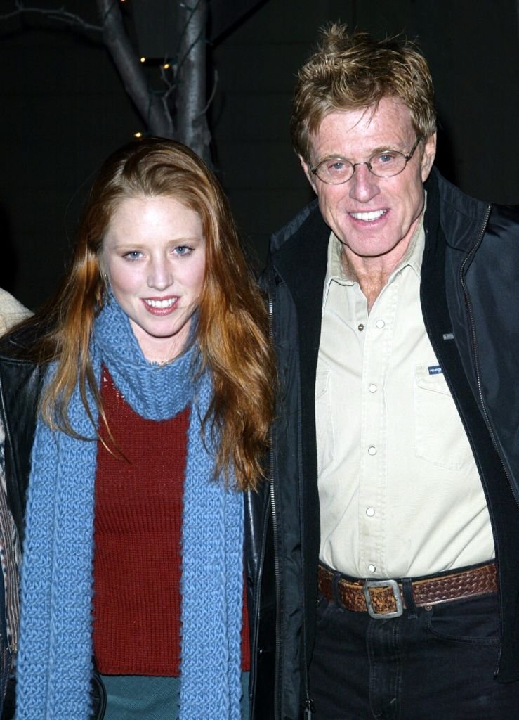 Image Credits: Getty Images / Frazer Harrison | Robert Redford and daughter Amy Redford at the premiere of Cry Funny Happy at the 2003 Sundance Film Festival on January 18, 2003 in Park City, Utah.