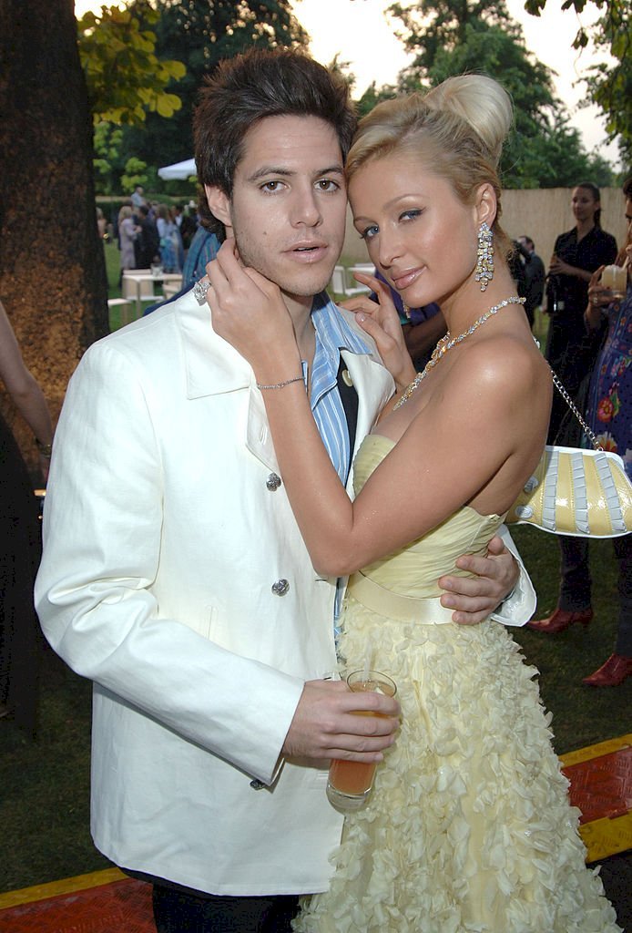 Image Credits: Getty Images / Jon Furniss / WireImage | Paris Latsis and Paris Hilton at the The Serpentine Gallery in London, United Kingdom.