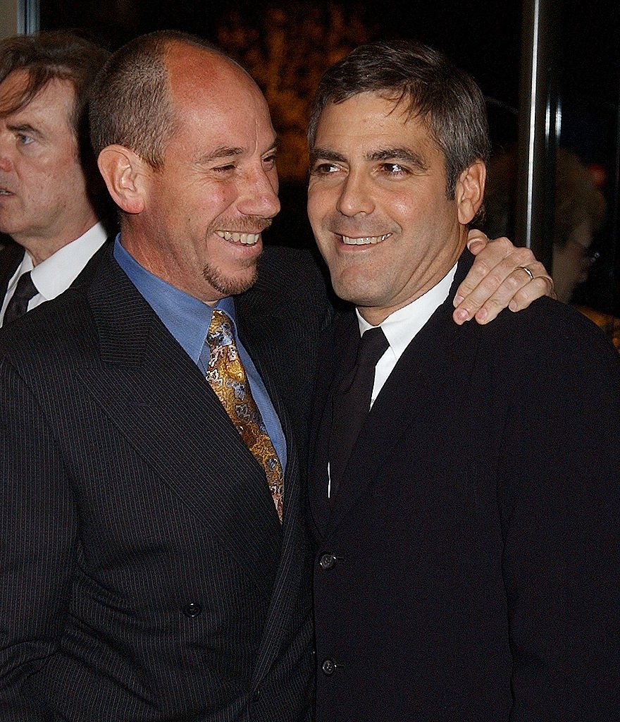 Image Credits: Getty Images / Gregg DeGuire/WireImage | Miguel Ferrer and his cousin George Clooney