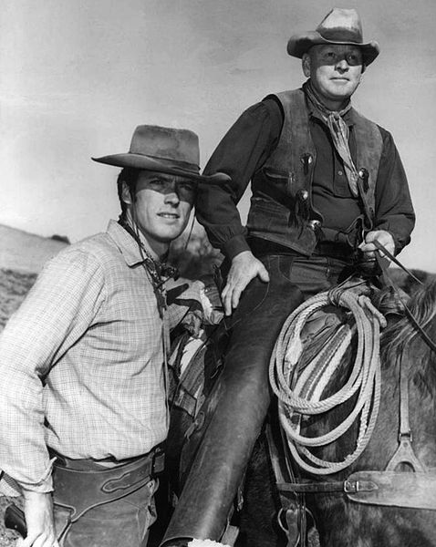 Clint Eastwood and Don Hight in Rawhide Image Source: Wikimedia Commons Clint Eastwood and Don Hight in Rawhide Image Source: Wikimedia Commons