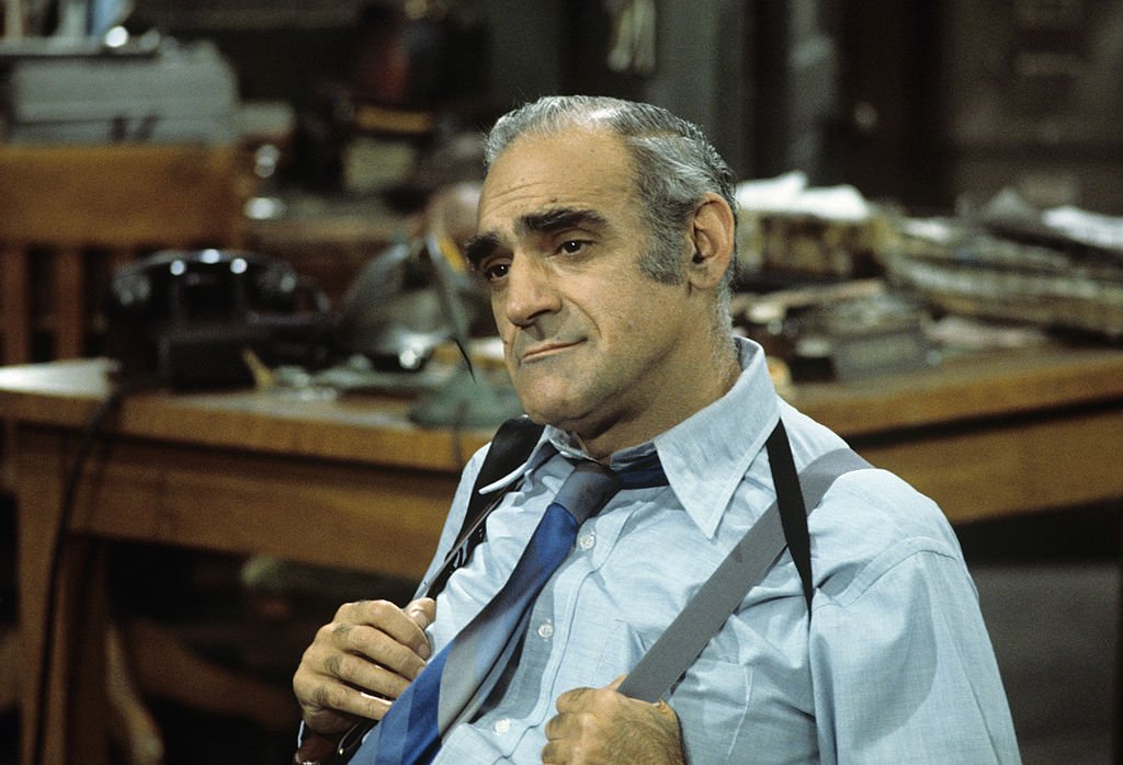 Image Credit: Getty Images / Abe Vigoda on set for Barney Miller. Image Credit: Getty Images / Abe Vigoda on set for Barney Miller.