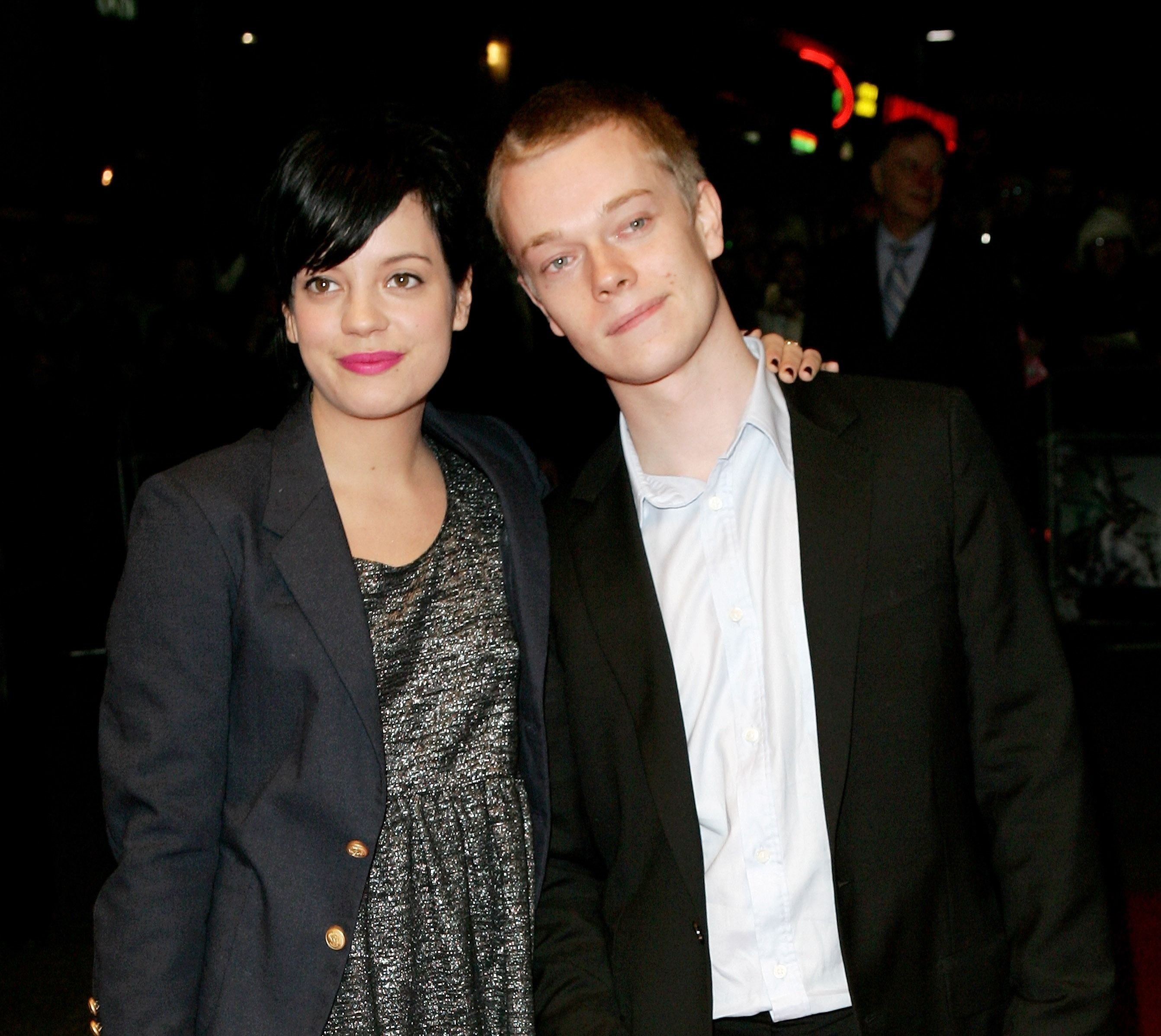 Musician Lily Allen and her brother Alfie Allen arrive at The Times BFI 51st London Film Festival / Getty Images