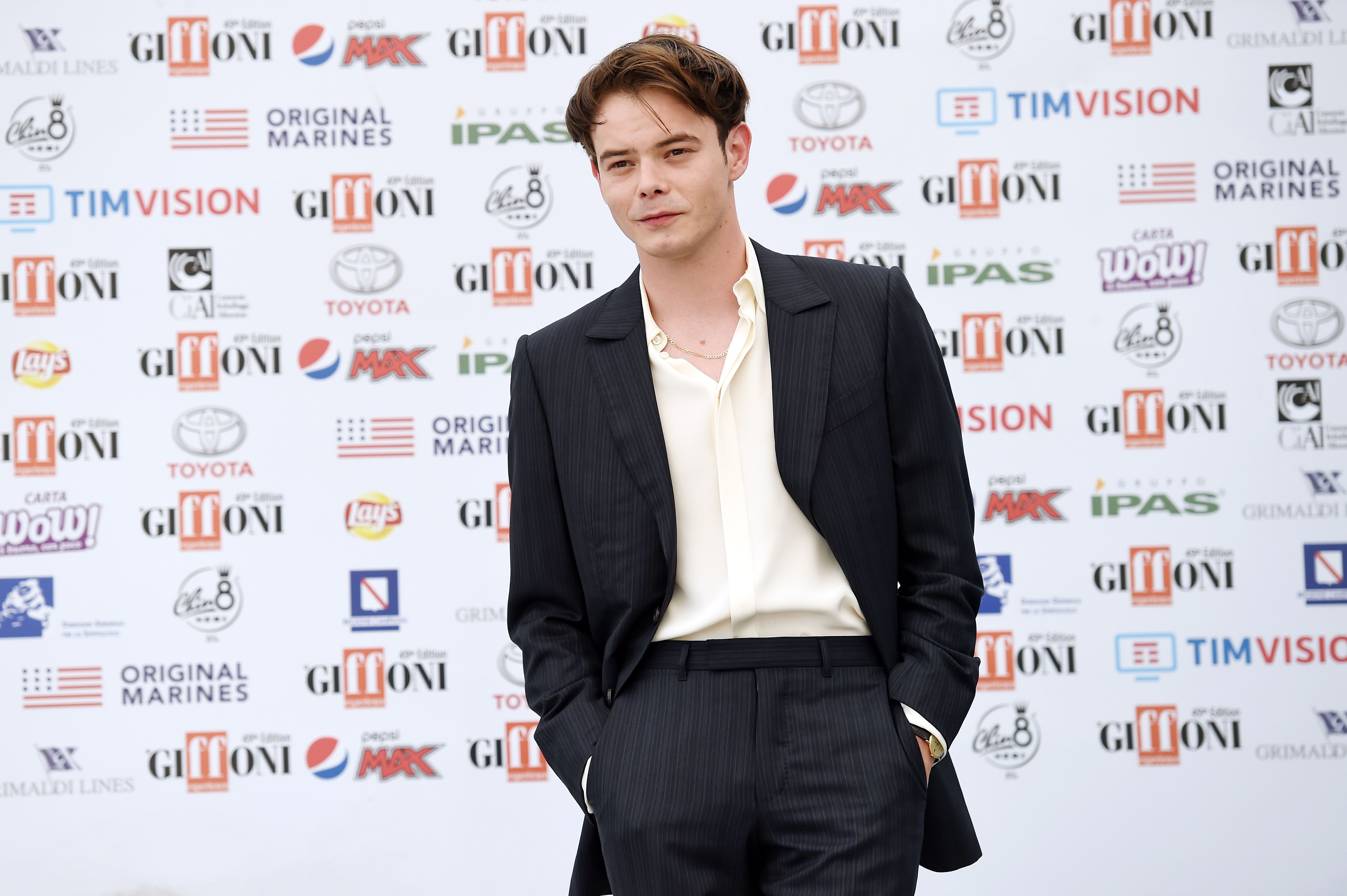 Charlie Heaton at the Giffoni Film Festival 2019 in Giffoni Valle Piana/Photo:Getty Images